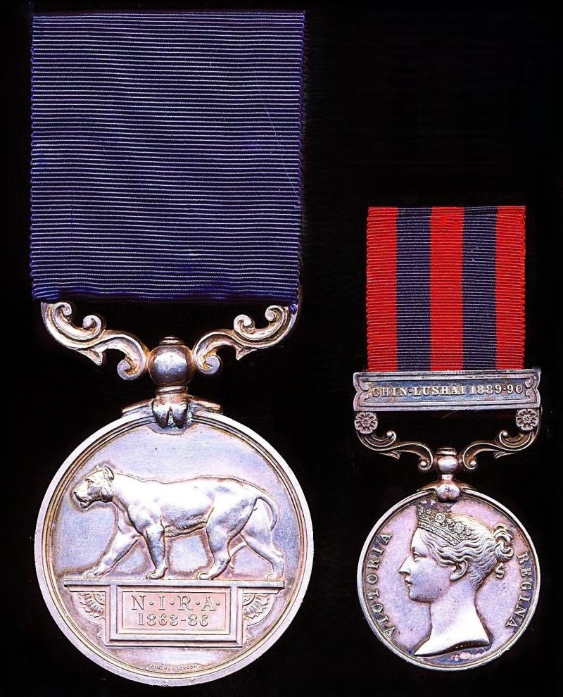 British India (Victorian era): Bengal Presidency Rifle Association. 1st type 'Champion Best Shot' silver medal (1891 Won By W.H.A. Young. 1st Hants Regt. Points 233.)