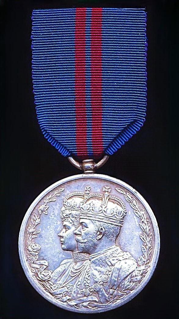 Delhi Durbar Medal 1911. Silver issue