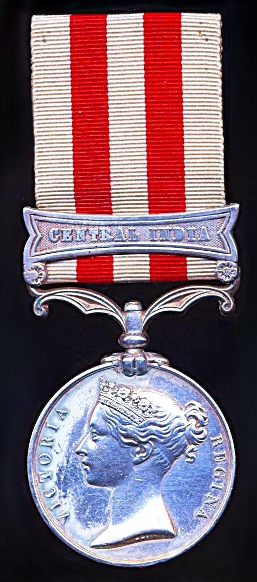 Indian Mutiny 1857-58, 1 clasp, Central India (Gunr. Michl. Gaffney. Bom H. Arty.)