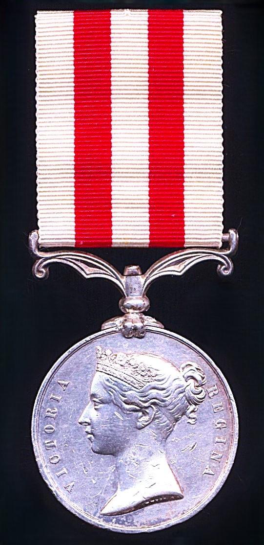 Indian Mutiny Medal 1857-58. No clasp (Staff Havr Sye Errapa. Sappers & Miners.)