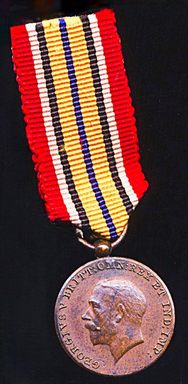 United Kingdom: The Allied Subjects' Medal. Bronze issue (Instituted 1922)