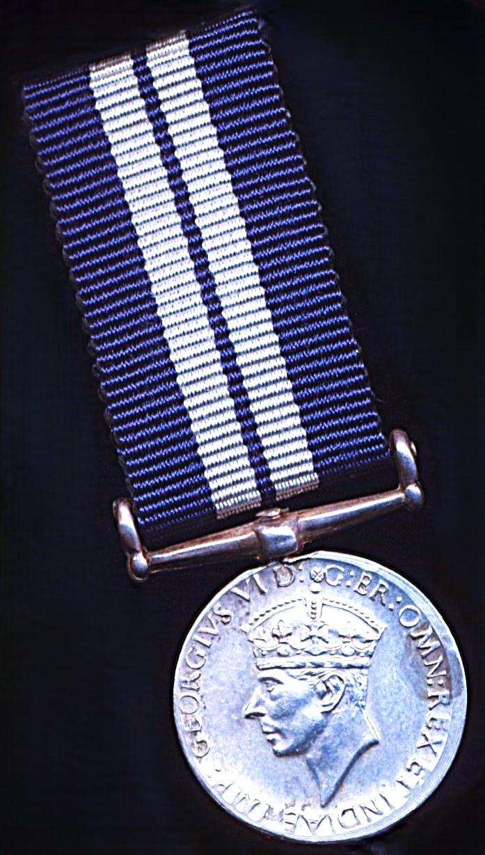 United Kingdom: Distinguished Service Medal (D.S.M.). GVI 1st issue obverse legend. Variant model sans reverse 'crown'
