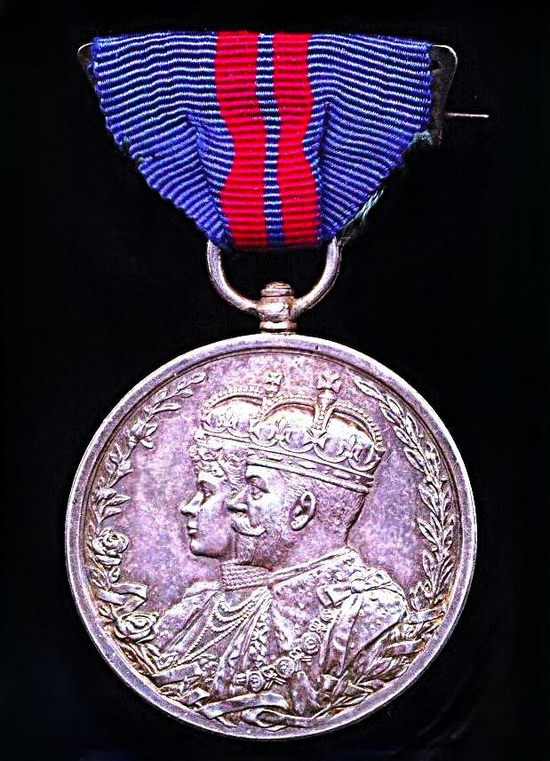 Delhi Durbar Medal 1911. Silver issue
