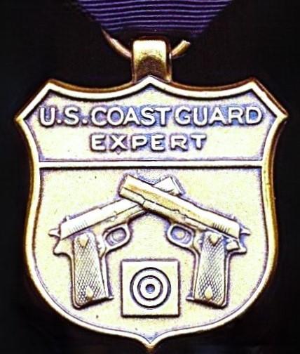 United States: United States Coastguard 'Expert Pistol Shot Medal'