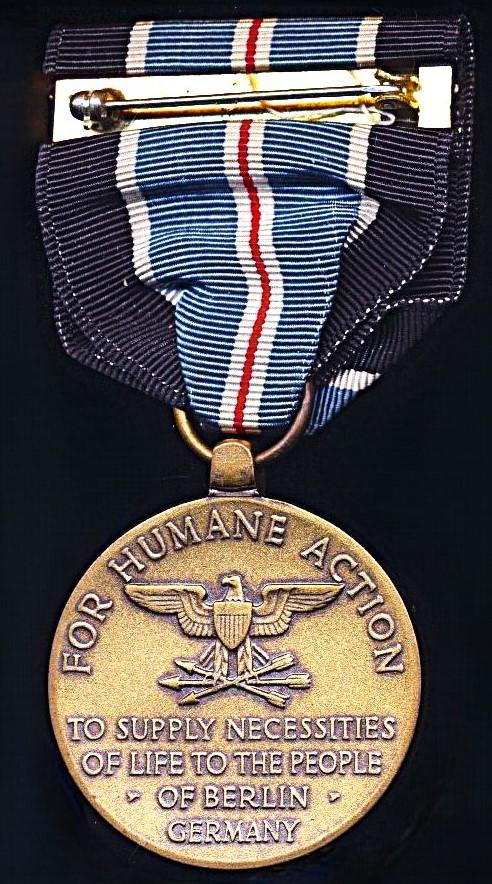 United States: Medal for Humane Action (Berlin Airlift 1949)