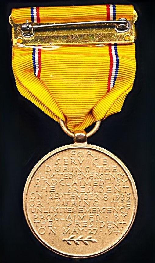 United States: American Defense Service Medal (1939-41)