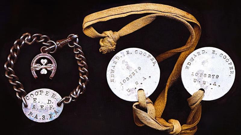 United States: An American Gunner's Positively Attributed Great War era Medal group of 3 together with Identity Discs: Edward David Randall, 3rd Field Artillery Regiment, 6th Infantry Division, American Expeditionary Force