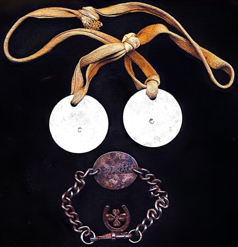 United States: An American Gunner's Positively Attributed Great War era Medal group of 3 together with Identity Discs: Edward David Randall, 3rd Field Artillery Regiment, 6th Infantry Division, American Expeditionary Force