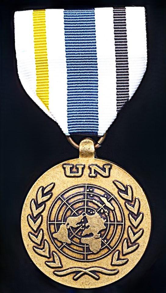 United Nations: Service Medal with UNPSG ribbon for United Nations Police Support Group (Croatia 1998-1999)