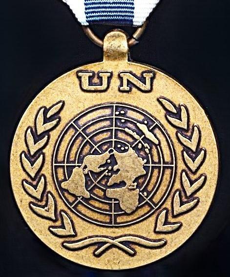 United Nations: Service Medal with UNPSG ribbon for United Nations Police Support Group (Croatia 1998-1999)
