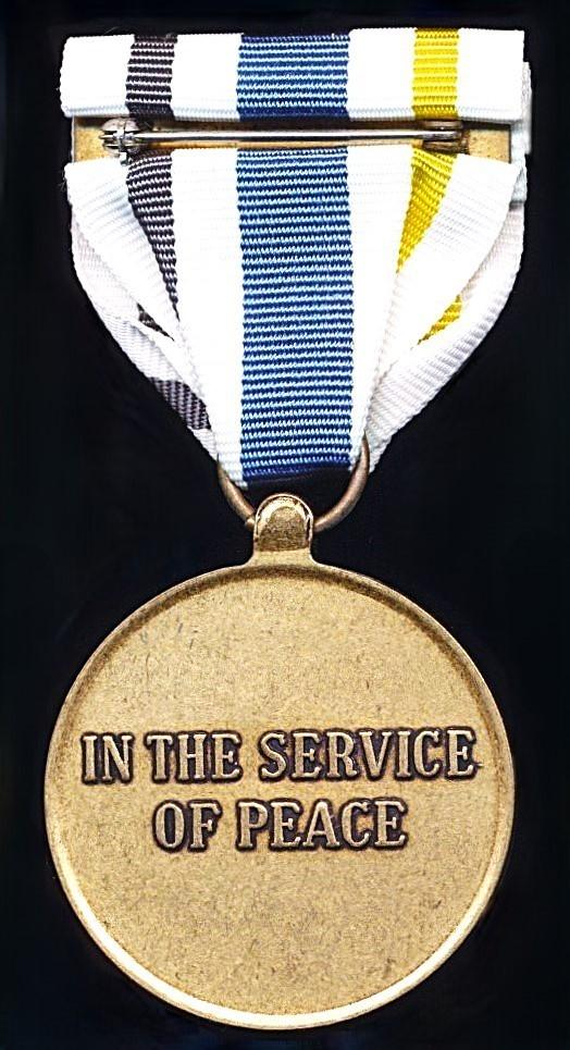 United Nations: Service Medal with UNPSG ribbon for United Nations Police Support Group (Croatia 1998-1999)