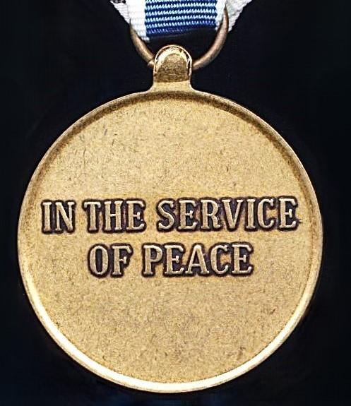United Nations: Service Medal with UNPSG ribbon for United Nations Police Support Group (Croatia 1998-1999)