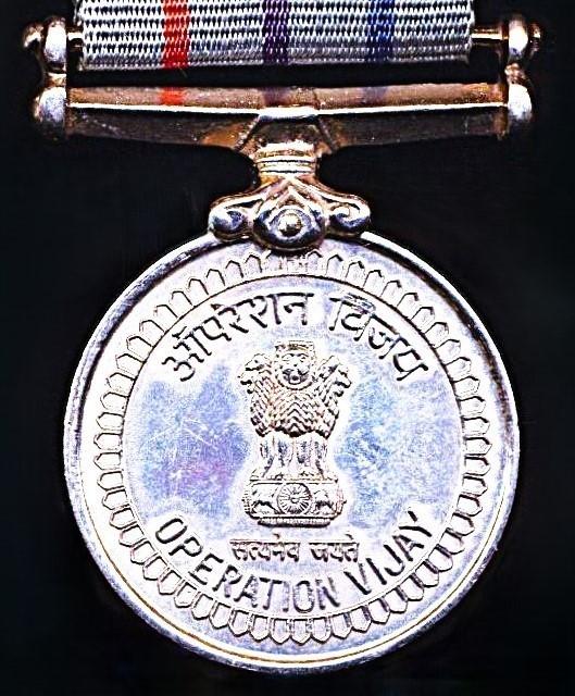 India: Operation Vijay Medal 1999 (Awarded for the Indo-Pak 'Kargil' conflict of 1999)