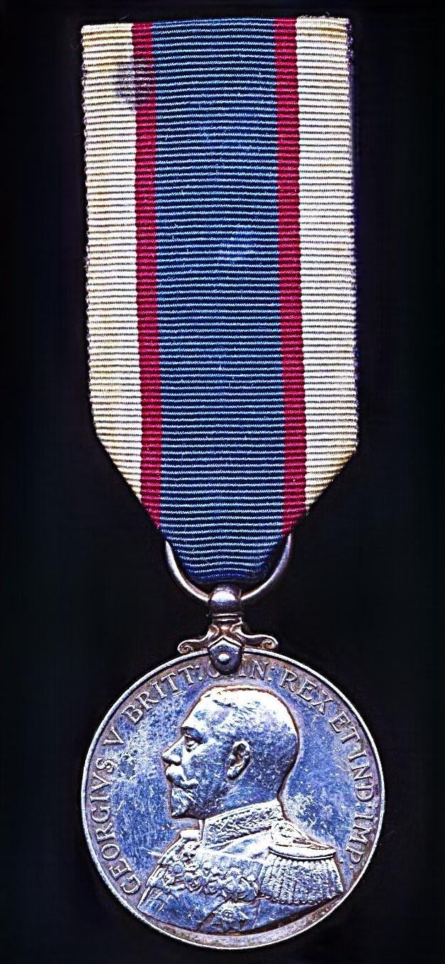Royal Fleet Reserve Long Service & Good Conduct Medal. GV issue first type (283285 PO. B. 1362 W. Hopwood. Sto.1 R.F.R.)