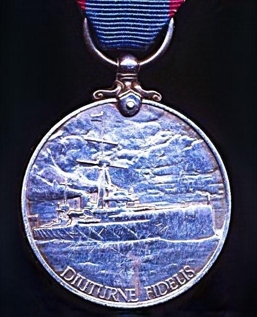 Royal Fleet Reserve Long Service & Good Conduct Medal. GV issue first type (283285 PO. B. 1362 W. Hopwood. Sto.1 R.F.R.)