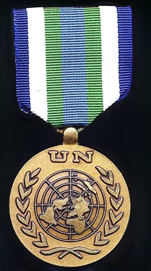 United Nations Medal: UNOMSIL / UNAMISL (United Nations Observer Mission in Sierra Leone 1998-1999 / United Nations Mission in Sierra Leone 1999-) 