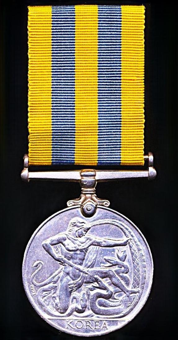 Korea Medal 1950-53 (22540122 Pte. J. Robinson. K.O.S.B.)