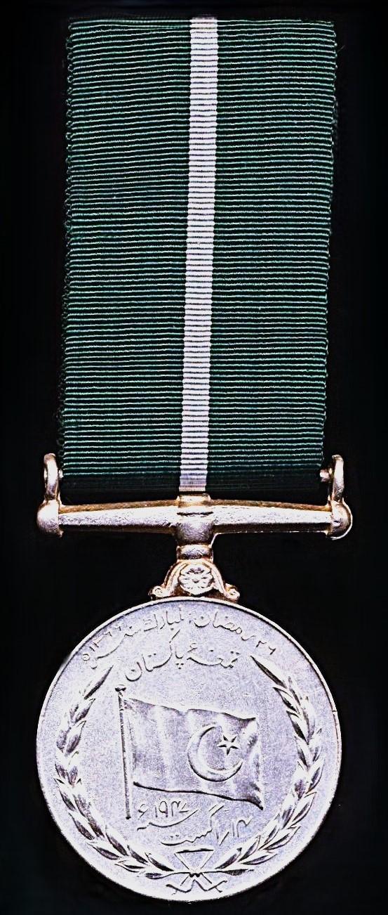 Pakistan (Dominion): Independence Medal 1947 (1004752 Swr Sher Baz Khan P.A.C.)