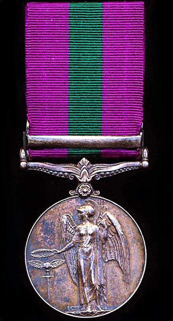 General Service 1918. GVI first issue with clasp 'S. E. Asia 1945-46' (43334 Hav/Cl Pritam Singh Bengal Engr Gp., R.I.E.)