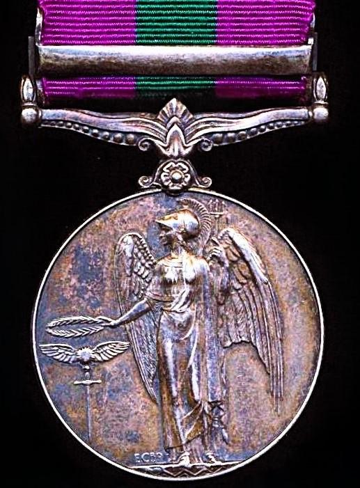 General Service 1918. GVI first issue with clasp 'S. E. Asia 1945-46' (43334 Hav/Cl Pritam Singh Bengal Engr Gp., R.I.E.)