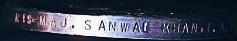 India General Service Medal 1908-35, GV first type. Silver issue, with 2 x clasps 'Waziristan 1921-24' & 'North West Frontier 1930-31' (Ris-Maj. Sanwal Khan, I. A. V. C.)