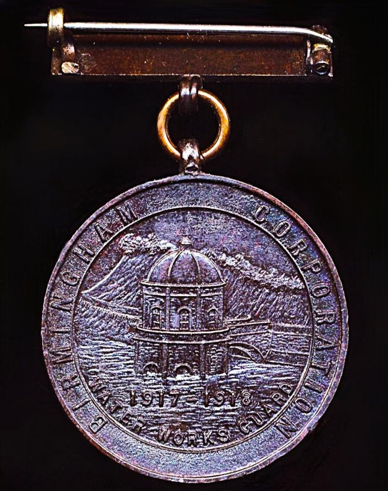 Birmingham Special Constabulary Water Works Guard Medal 1917-18. Bronze, unnamed as issued