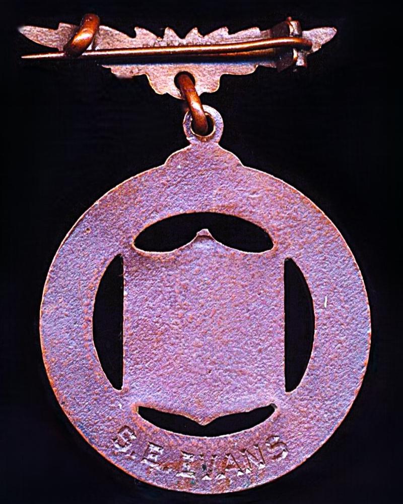 Birmingham Special Constabulary Long Service Medal 1916. Bronze. The reverse engraved ‘S. E. Evans’