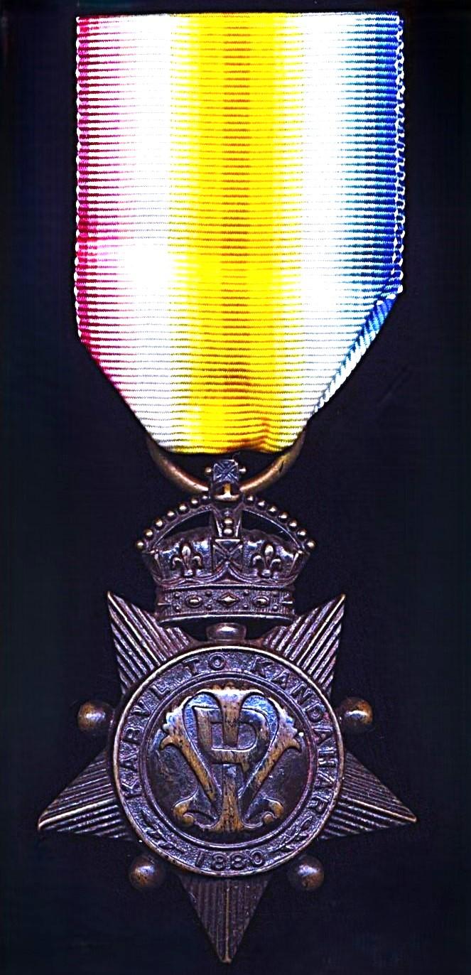 Kabul to Kandahar Star 1880 (1354 Private A. Wallace 92nd Highlanders)