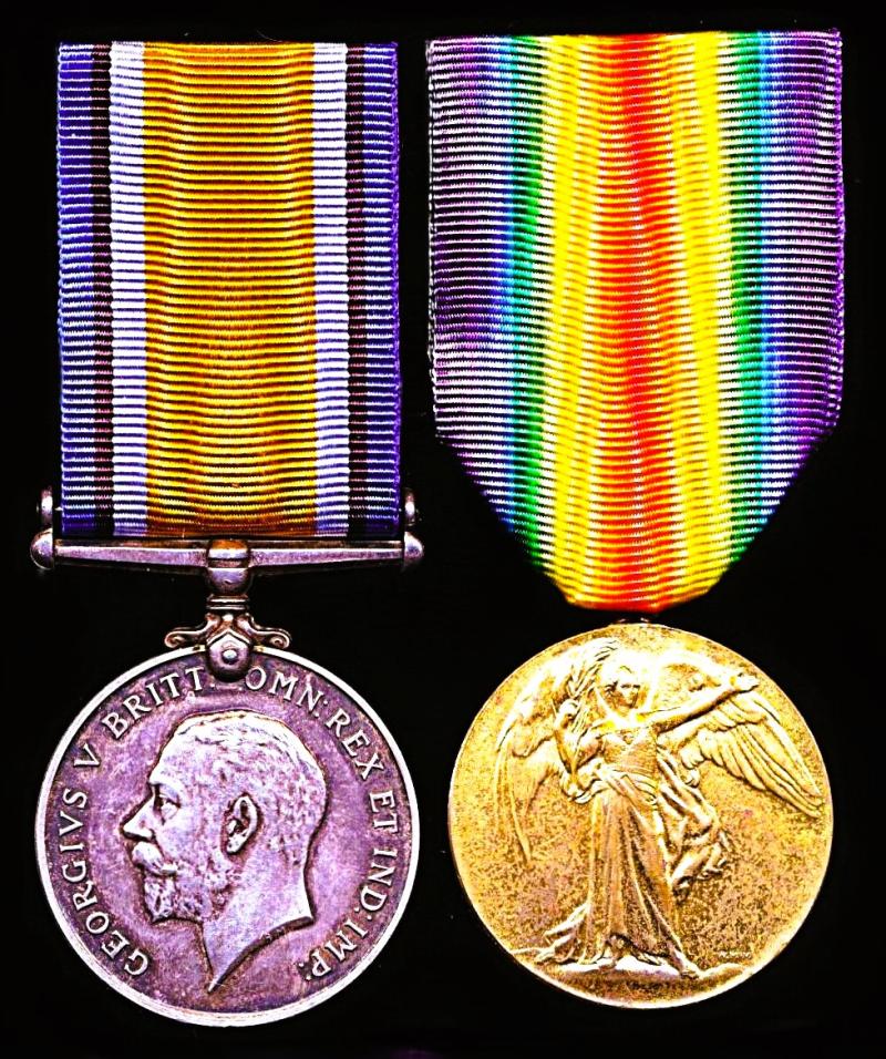 A Great War 'Western Front' Yeomanry medal pair: Private William Burnett, 1st/1st Yorkshire Dragoons (Queens's Own)