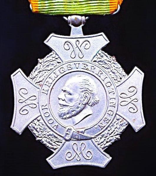 Netherlands Expeditions Cross (Expeditie-Kruis). 2nd type obverse 'Gajoen Alaslanden 1904'