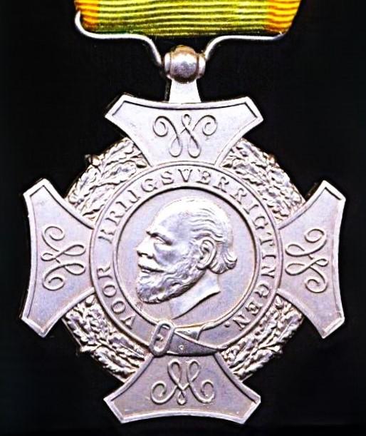 Netherlands Expeditions Cross (Expeditie-Kruis). 2nd type obverse 'Flores 1907-1908'