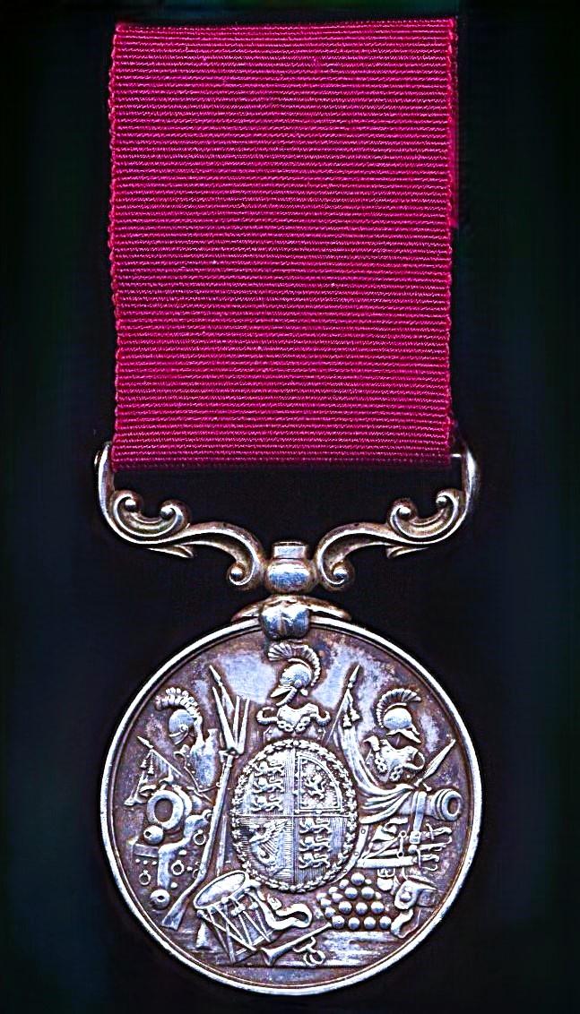 Army Long Service and Good Conduct Medal. Victorian issue (538, Gunner J. Little, 1st Bde. R.A.)