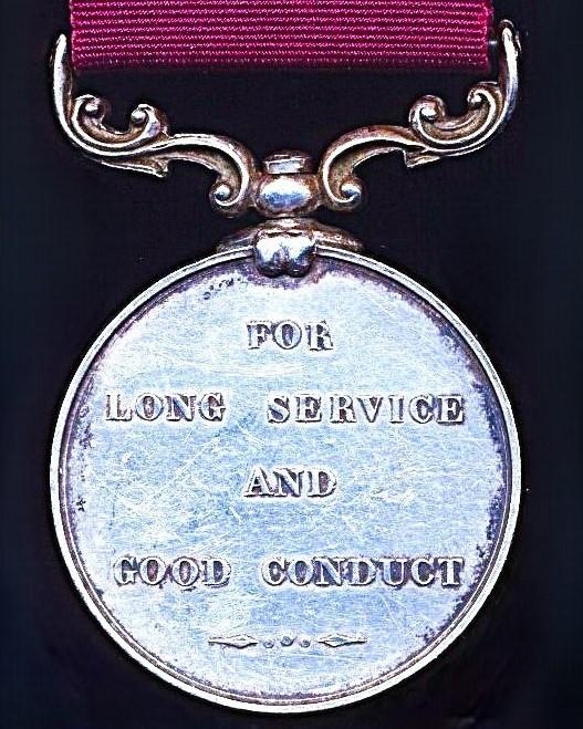 Army Long Service and Good Conduct Medal. Victorian issue (538, Gunner J. Little, 1st Bde. R.A.)
