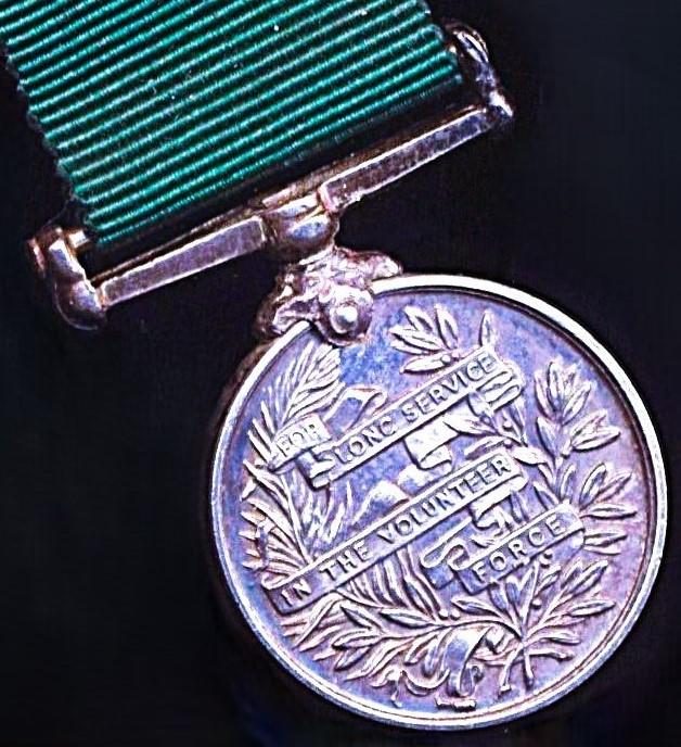 Volunteer Force Long Service Medal (India & Colonies - Imperial issue). Victoria issue with ‘Victoria Regina et Imperatrix’ legend
