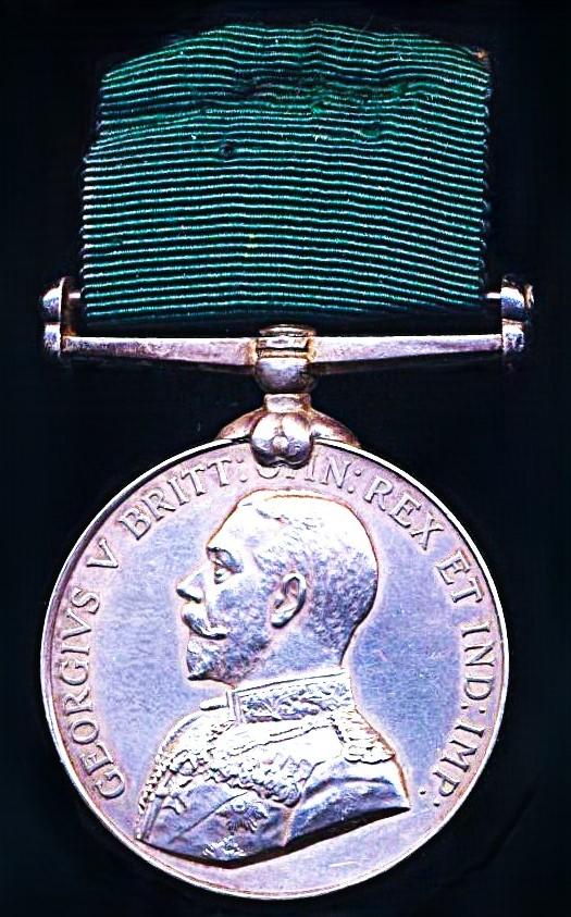Volunteer Force Long Service Medal (India & Colonies. GV issue (Serjeant C. M. Mackay-Jameson. A.V. Lt. Horse)