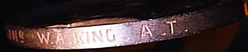 British South Africa Company 1890-97. With 'Rhodesia 1896' reverse (Gunr. W. A. King. A.T.)