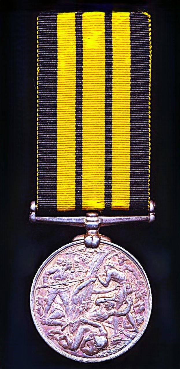 East and West Africa 1887-1900, for Mwele 1895-6. No clasp (33 Gunner Pir Bakhsh, 1st Kohat Mn By)