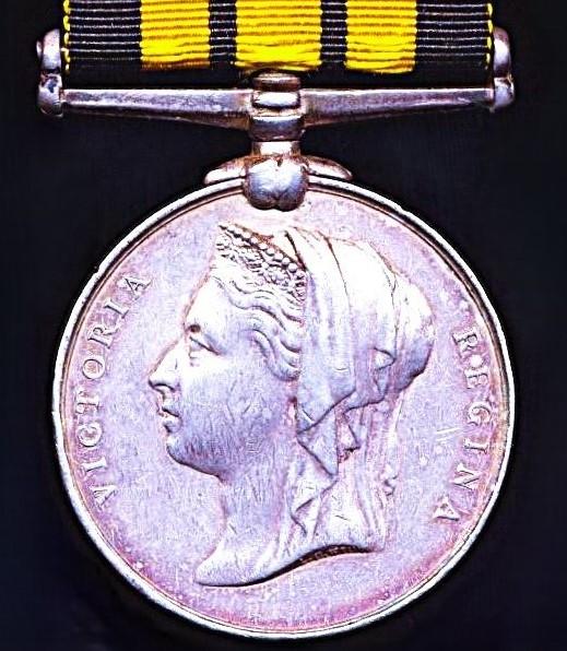 East and West Africa 1887-1900, for Mwele 1895-6. No clasp (33 Gunner Pir Bakhsh, 1st Kohat Mn By)