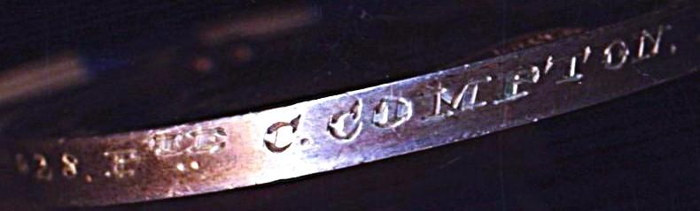 Egypt & Sudan Medal 1882-1888. With clasp 'Tel-el-Kebir' (1028 Pte. C. Compton. 1/R. Ir: Fus:)