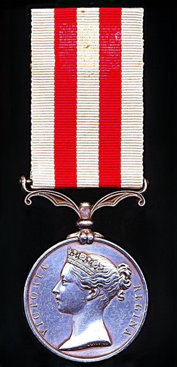 Indian Mutiny Medal 1857-58. No clasp (Charles. Russell, 3rd Bombay Eurpn. Regt.)