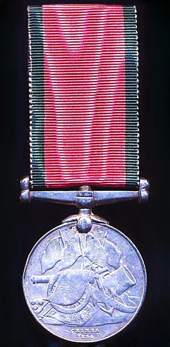 Turkey (Ottoman Empire): Crimea Medal 1854-55. With 'British' Union-Flag reverse