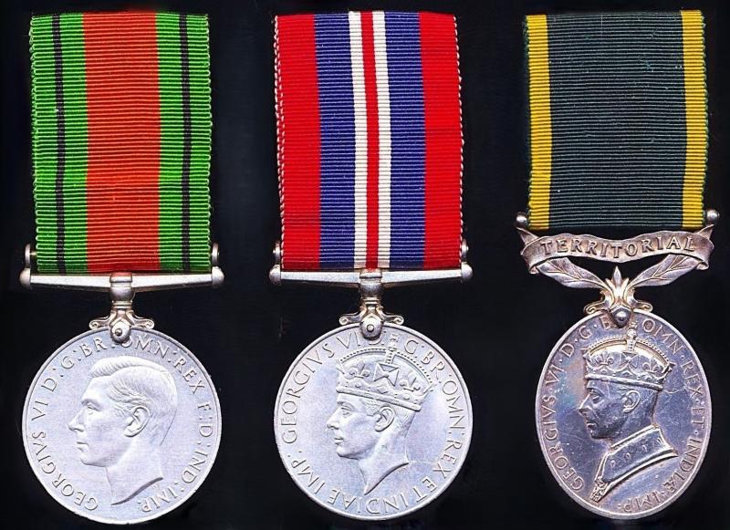 A confirmed High-Risk-Stakes Far East Prisoner of War, 'Saboteur' & veteran of the Battle of Hong Kong campaign & long service medal group of 5: Private Alfred Stanley Pugh, 1st Battalion Middlesex Regiment