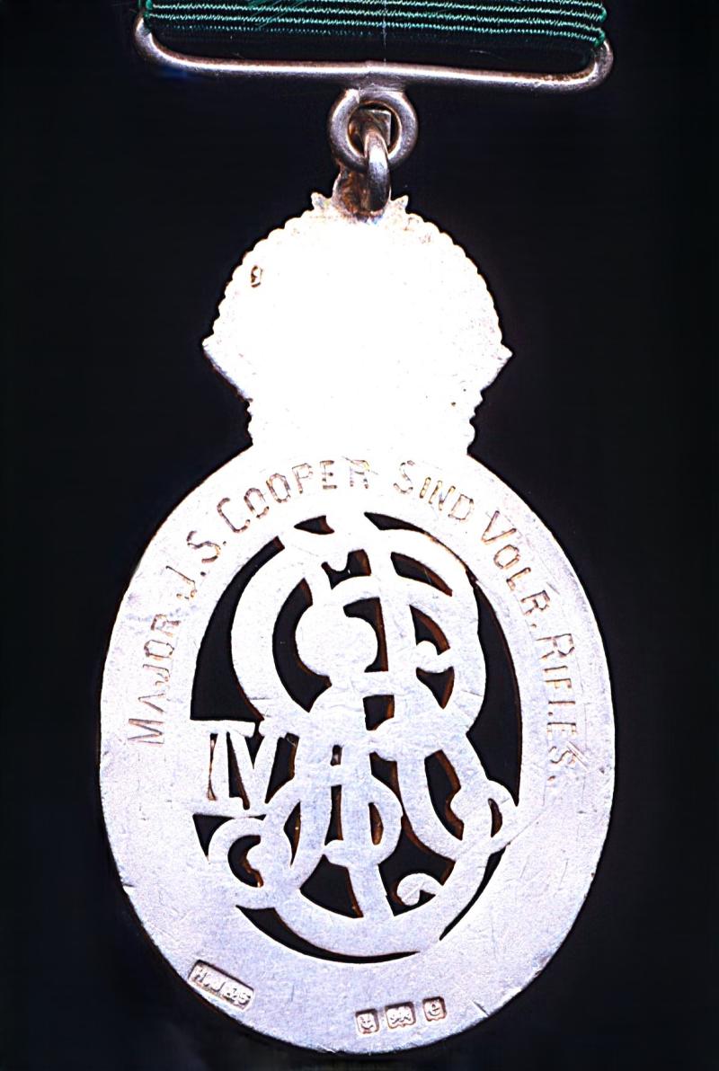 A Scottish 'Merchant' & Officer of the Indian Volunteers Long Service Medal Pair: Lieutenant- Colonel John Stewart Couper, V.D., late Commanding-Officer, Sind Volunteer Rifles