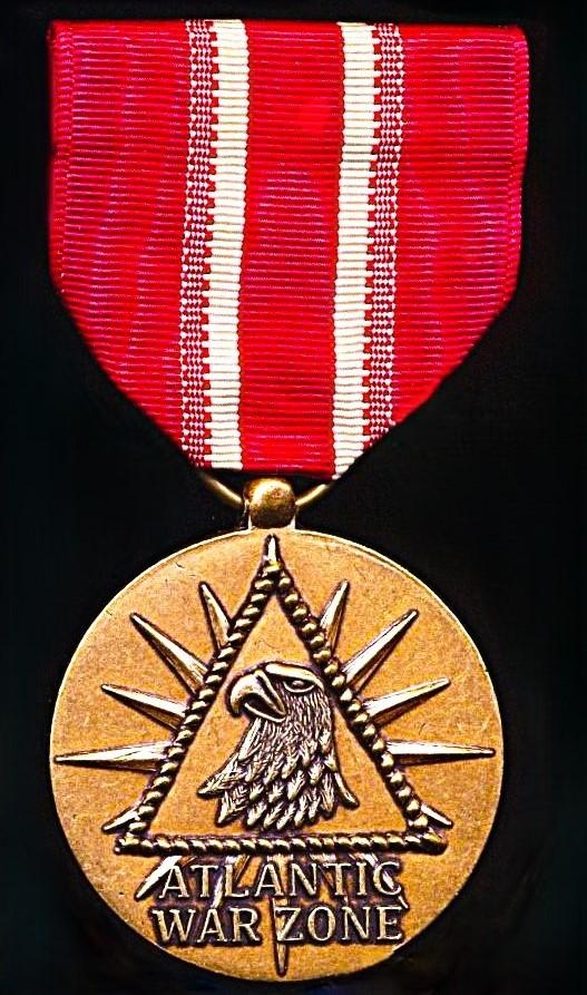 United States: Merchant Marine Atlantic War Zone Medal 1941-1946
