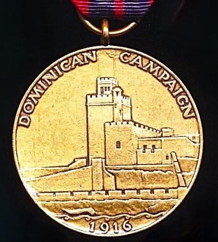 United States: Dominican Campaign Medal 1916. United States Marine Corps reverse