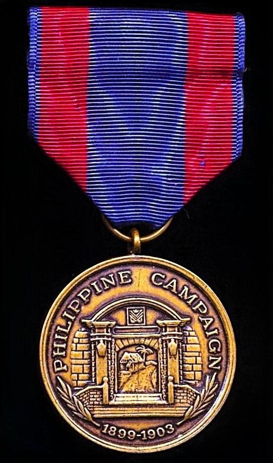United States: Philippine Campaign Medal (1899-1904). Naval issue obverse with United States Navy reverse legend