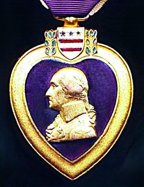 United States: Purple Heart Medal. Second World War issue Officially numbered on rim (98010)