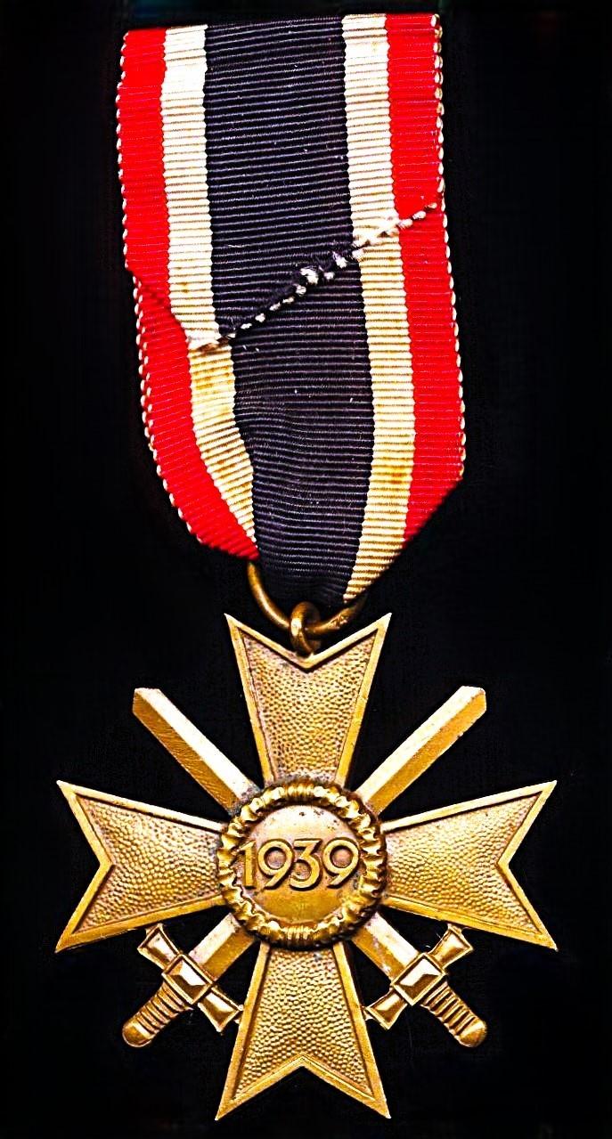Germany (Third Reich): War Merit Cross (Kriegsverdienstkreuz). 2nd Class. With swords. With makers mark '74'