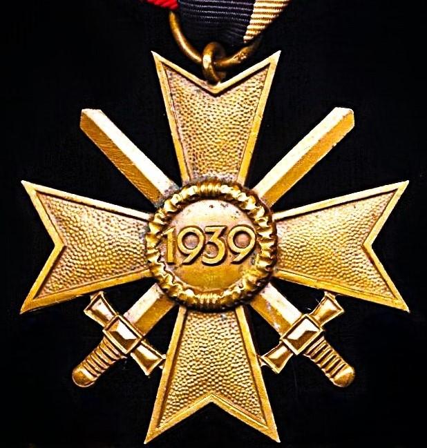 Germany (Third Reich): War Merit Cross (Kriegsverdienstkreuz). 2nd Class. With swords. With makers mark '74'