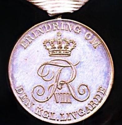 Denmark: Royal Life Guards Regiment (Den Kongelige Livgarde) 250th Anniversary Medal (1908